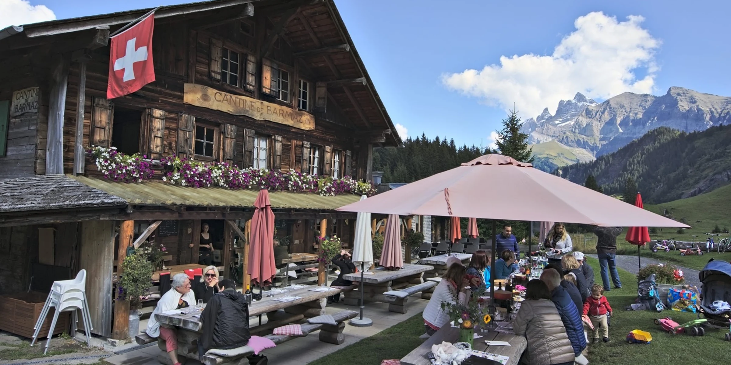 Grande boucle des alpages de Montriond — VTT Les Crosets, Chalet Montriond