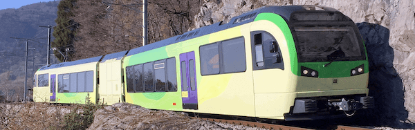 Getting to Chalet Montriond – AOMC train in the Illiez valley