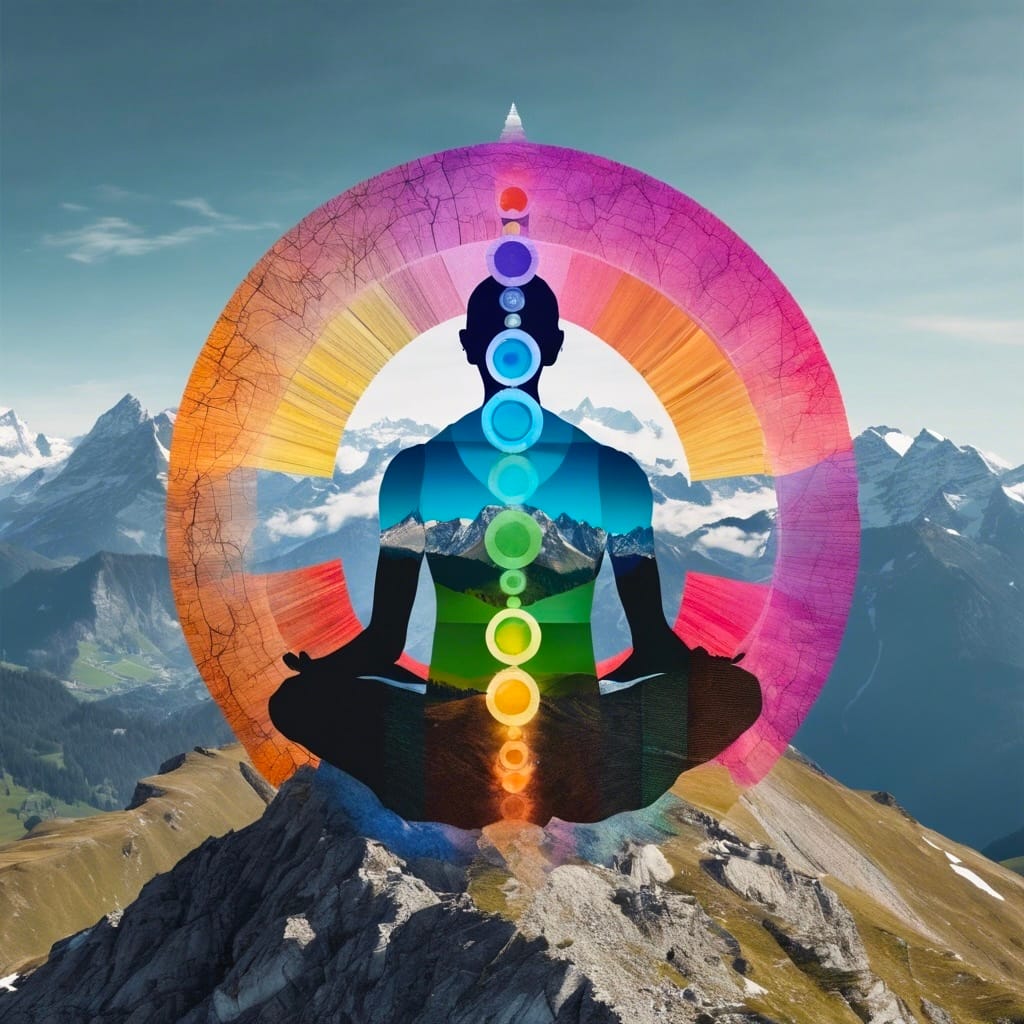 Laura, Yogalehrerin, beim Praktizieren in der Natur