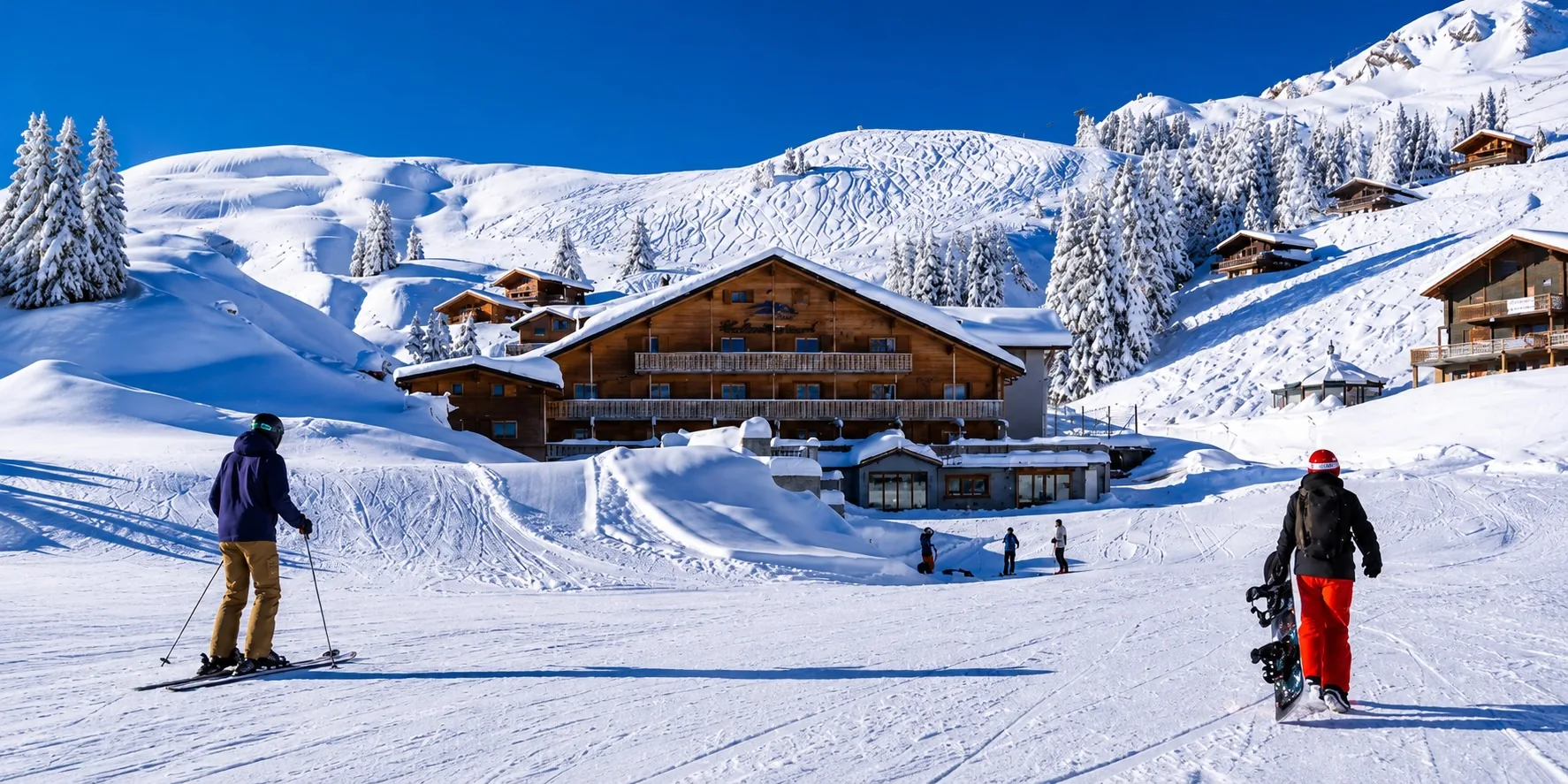 Chalet Montriond enneige aux Crosets dans les Portes du Soleil