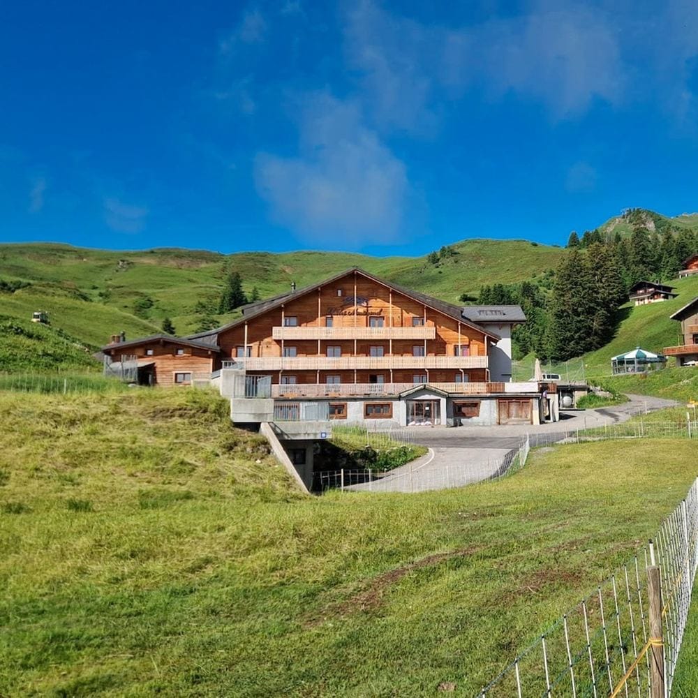 Le chalet en été